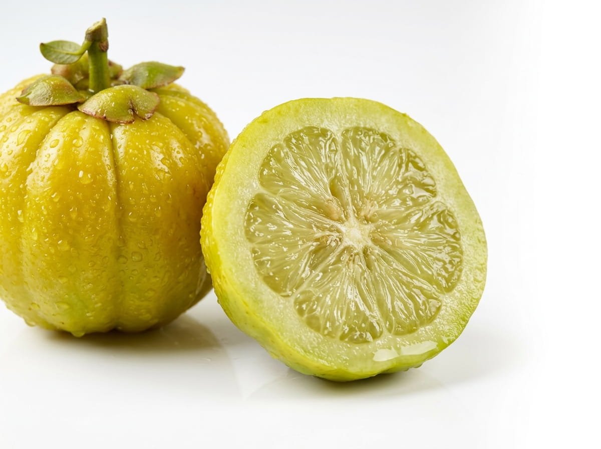 Fresh Brindle Berry Garcinia cambogia fruit close-up